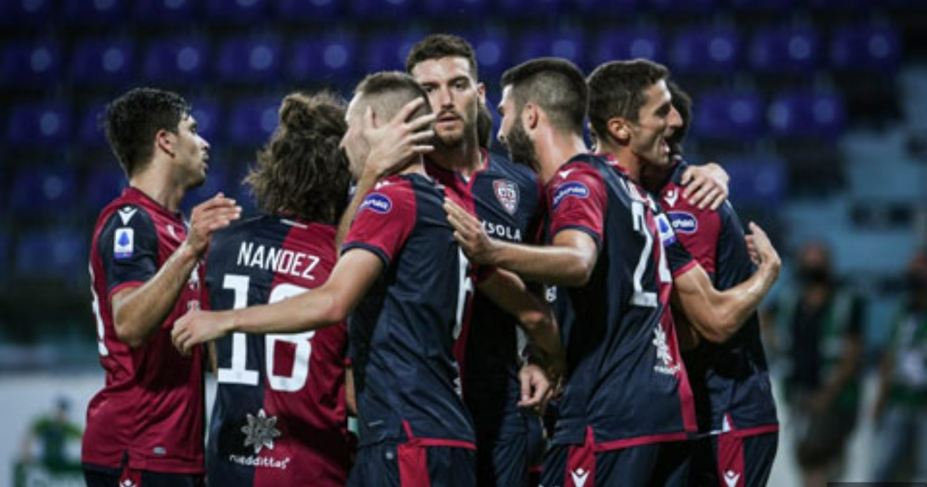 Đội bóng Cagliari với phong độ ổn định ra sân