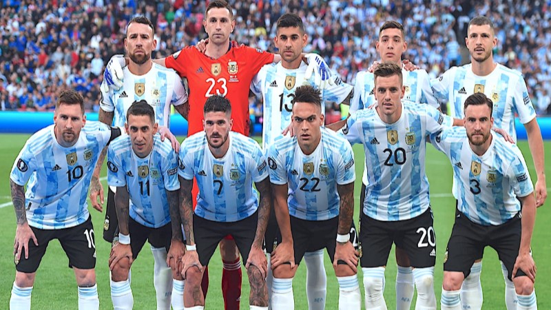 Các cầu thủ Argentina thăng hoa trước trận chung kết