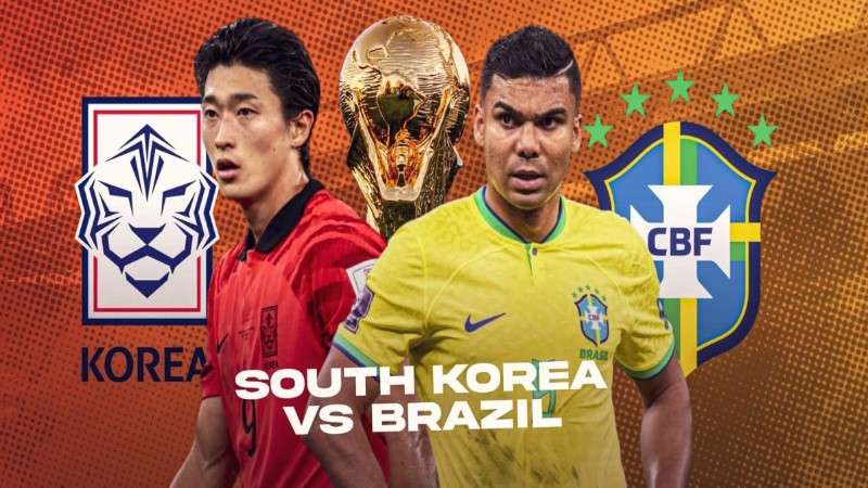 Brazil vs Hàn Quốc đã có những bàn thắng của mình