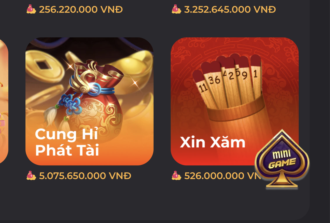 Slot game Xin Xăm