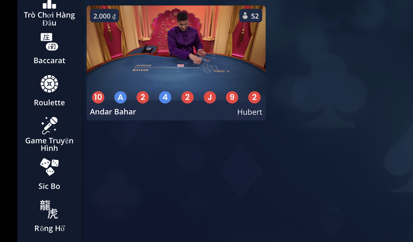 Giới thiệu sơ nét về game Andar Bahar ở UK88 VIP