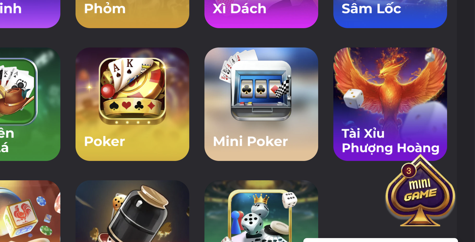 Mini Poker là thể loại game được nhiều anh em lựa chọn