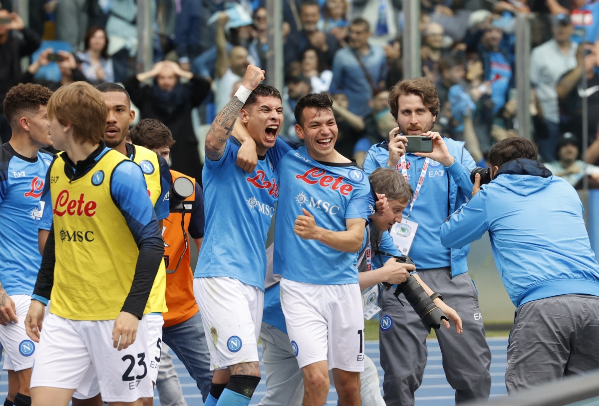 Napoli trở thành tân vương của Serie A mùa giải năm nay